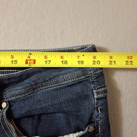 Depart West NOMAD Jeans Mens 40x34 Dark Wash Straight Relaxed Stretch Whiskered - Picture 6 of 11